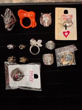 13 Animal Fashion Rings